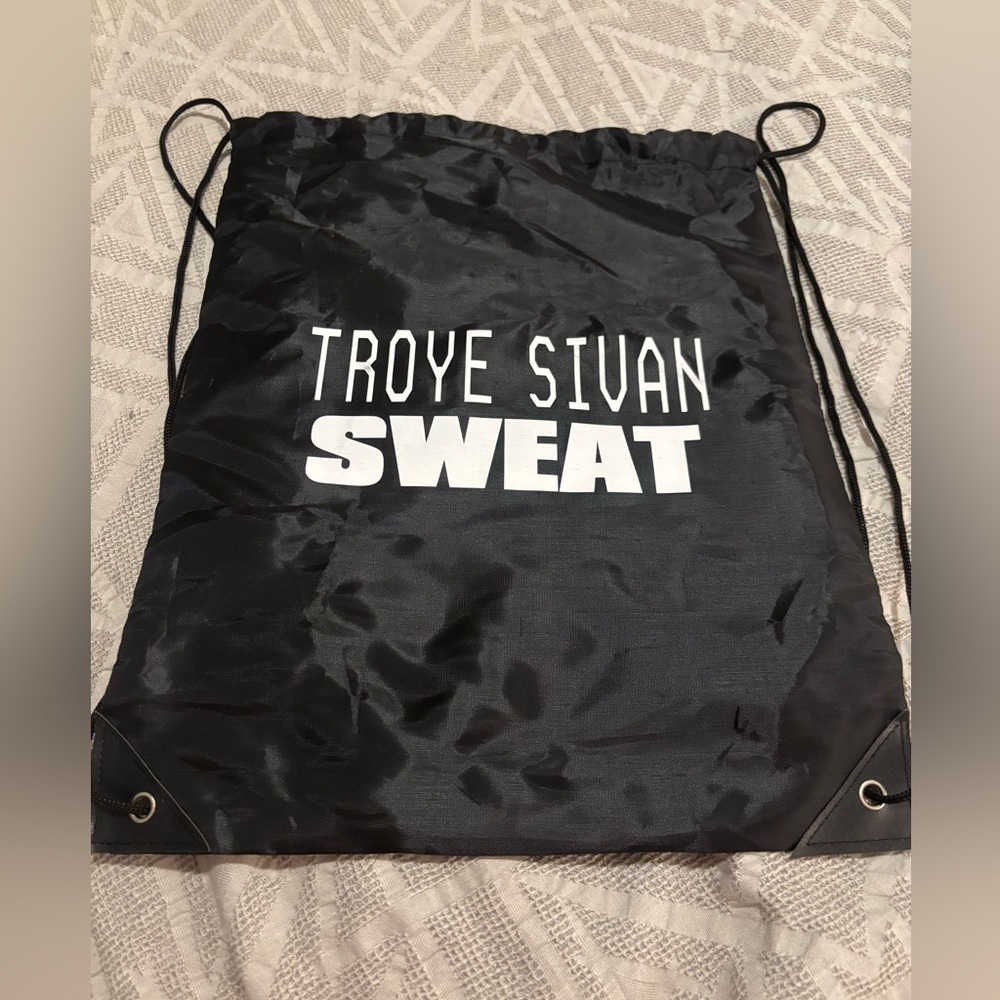 Charlie XCX Troye Sivan Sweat Tour VIP Official Drawstring Bag New